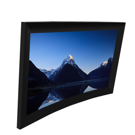 Curved Fixed Frame Screens